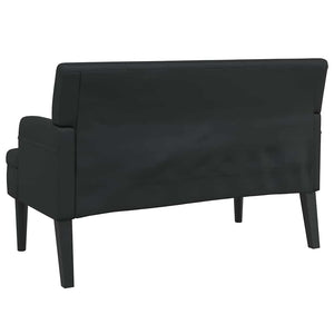 Divanetto Nera 112x65,5x75 cm in Similpelle