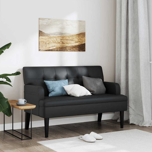 Divanetto Nera 112x65,5x75 cm in Similpelle