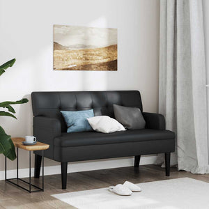 Divanetto Nera 112x65,5x75 cm in Similpelle