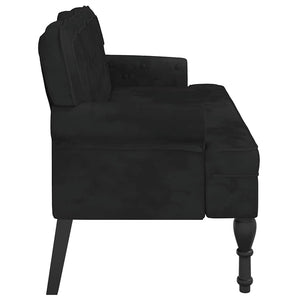 Divanetto Nera 119,5x64,5x75 cm in Velluto