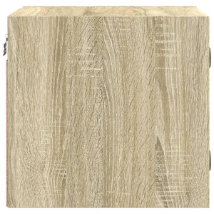 Mobiletto da parete con Anta in Vetro Rovere Sonoma 35x37x35 cm