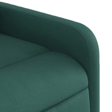 Charger l&#39;image dans la galerie, Poltrona Elettrica Reclinabile Verde Scuro in Tessuto