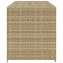 Carica l&#39;immagine nel visualizzatore di Gallery, Cassapanca da Giardino Beige Misto 283L in Polyrattan