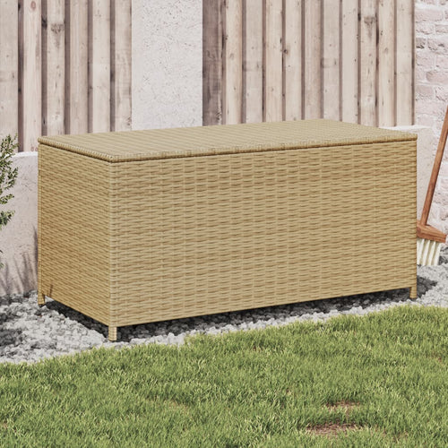 Cassapanca da Giardino Beige Misto 190L in Polyrattan