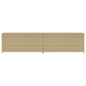 Cassapanca da Giardino Beige Misto 469L in Polyrattan