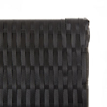 Load image into Gallery viewer, Separè 4 Pannelli Nero in Polyrattan