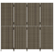 Load image into Gallery viewer, Separè 4 Pannelli Grigio in Polyrattan