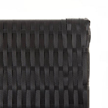Load image into Gallery viewer, Separè 5 Pannelli Nero in Polyrattan