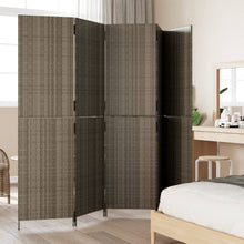 Load image into Gallery viewer, Separè 5 Pannelli Grigio in Polyrattan