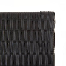 Load image into Gallery viewer, Separè 6 Pannelli Nero in Polyrattan