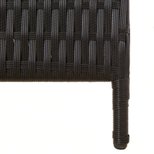 Load image into Gallery viewer, Separè 6 Pannelli Nero in Polyrattan