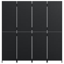 Load image into Gallery viewer, Separè 4 Pannelli Nero in Polyrattan