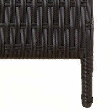 Load image into Gallery viewer, Separè 4 Pannelli Nero in Polyrattan