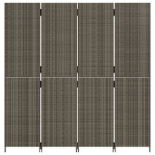 Load image into Gallery viewer, Separè 4 Pannelli Grigio in Polyrattan