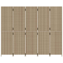 Load image into Gallery viewer, Separè 5 Pannelli Beige in Polyrattan