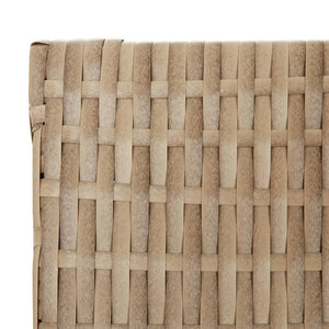 Separè 6 Pannelli Beige in Polyrattan
