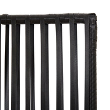 Load image into Gallery viewer, Separè 3 Pannelli Nero in Polyrattan
