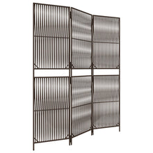 Load image into Gallery viewer, Separè 3 Pannelli Marrone in Polyrattan