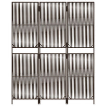 Load image into Gallery viewer, Separè 3 Pannelli Marrone in Polyrattan