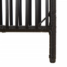 Load image into Gallery viewer, Separè 5 Pannelli Nero in Polyrattan