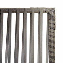 Load image into Gallery viewer, Separè per Ambienti a 5 Pannelli Grigio in Polyrattan