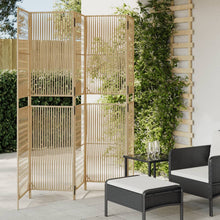 Load image into Gallery viewer, Separè per Ambienti a 5 Pannelli Beige in Polyrattan