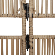 Load image into Gallery viewer, Separè per Ambienti a 6 Pannelli Beige in Polyrattan
