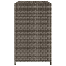 Carica l&#39;immagine nel visualizzatore di Gallery, Armadietto Portaoggetti da Giardino Grigio 83x45x76 cm in Polyrattan