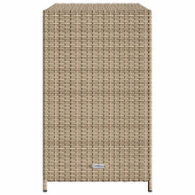 Carica l&#39;immagine nel visualizzatore di Gallery, Armadietto Portaoggetti da Giardino Beige 83x45x76 cm in Polyrattan