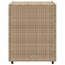 Carica l&#39;immagine nel visualizzatore di Gallery, Mobiletto Cassettiera da Giardino Beige 55x59x69cm in Polyrattan