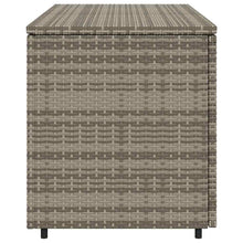 Carica l&#39;immagine nel visualizzatore di Gallery, Armadietto Portaoggetti da Giardino Grigio 110x55x60,5 in Polyrattan