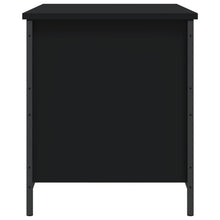 Indlæs billede til gallerivisning Cassapanca Nera 80x42,5x50 cm in Legno Multistrato