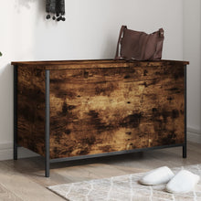 Load image into Gallery viewer, Cassapanca Rovere Fumo 80x42,5x50 cm Legno Multistrato