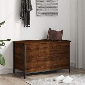 Cassapanca Rovere Marrone 80x42,5x50 Legno Multistrato