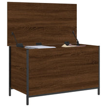 Load image into Gallery viewer, Cassapanca Rovere Marrone 80x42,5x50 Legno Multistrato