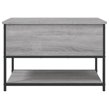 Load image into Gallery viewer, Panca con Vano Contenitore Grigio Sonoma 70x42,5x47cm Legno Multistrato