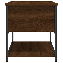 Load image into Gallery viewer, Panca con Vano Contenitore Rovere Marrone 70x42,5x47 Legno Multistrato