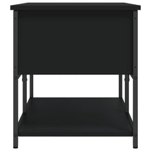 Load image into Gallery viewer, Panca con Vano ContenitorecNera 100x42,5x47 cm in Legno Multistrato