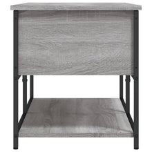 Load image into Gallery viewer, Panca con Vano Contenitore Grigio Sonoma 100x42,5x47 Legno Multistrato