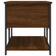 Load image into Gallery viewer, Panca con Vano Contenitore Rovere Marrone 100x42,5x47 Legno Multistrato