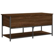 Load image into Gallery viewer, Panca con Vano Contenitore Rovere Marrone 100x42,5x47 Legno Multistrato