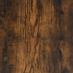 Panca PortaScarpe con Vano Contenitore Rovere Fumo 70x42,5x50 cm Legno Multistrato