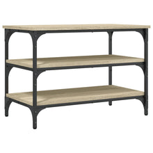 Load image into Gallery viewer, Panca Porta Scarpe Rovere Sonoma 70x38,5x49cm Legno Multistrato