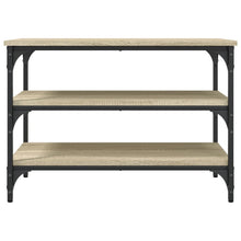 Load image into Gallery viewer, Panca Porta Scarpe Rovere Sonoma 70x38,5x49cm Legno Multistrato