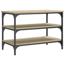 Load image into Gallery viewer, Panca Porta Scarpe Rovere Sonoma 70x38,5x49cm Legno Multistrato