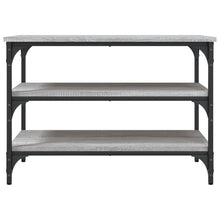 Load image into Gallery viewer, Panca Porta Scarpe Grigio Sonoma 70x38,5x49cm Legno Multistrato