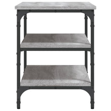 Load image into Gallery viewer, Panca Porta Scarpe Grigio Sonoma 70x38,5x49cm Legno Multistrato