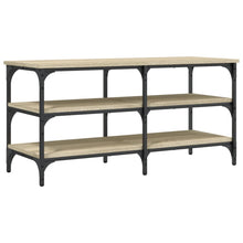 Load image into Gallery viewer, Panca Porta Scarpe Rovere Sonoma 100x38,5x49 Legno Multistrato