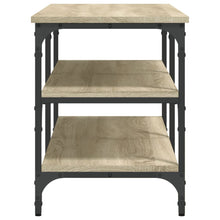 Load image into Gallery viewer, Panca Porta Scarpe Rovere Sonoma 100x38,5x49 Legno Multistrato