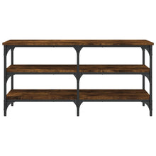 Load image into Gallery viewer, Panca Porta Scarpe Rovere Fumo 100x38,5x49cm Legno Multistrato